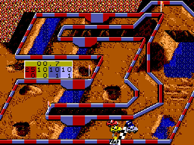 Ivan Ironman Super Off Road - Master System game screenshot (1993) by Virgin Games